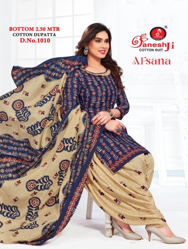 Ganesh Ji Afsana Vol-1 Indo Cotton Exclusive Designer Dress Material